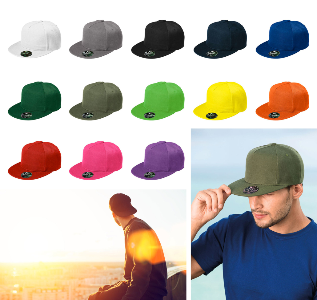 Cappellini a visiera piatta personalizzabili